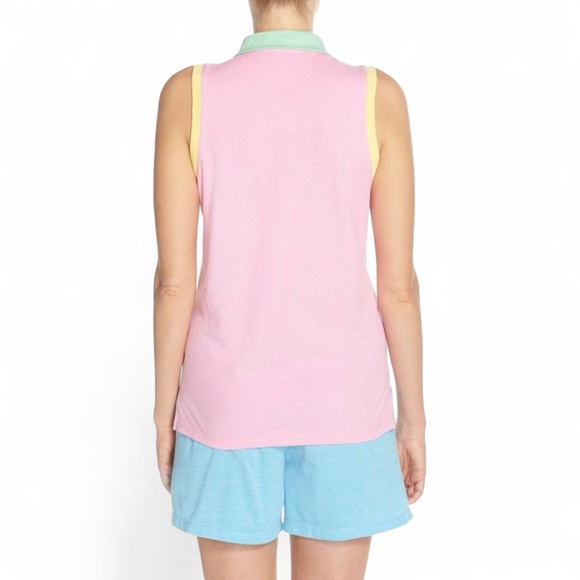 Lauren Ralph Color Block Sleeveless Pajama Top(ONLY) Size XL - Picture 2 of 7